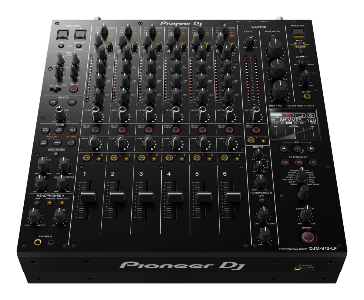 Pioneer DJ DJM-V10-LF Creative style 6-channel professional DJ mixer