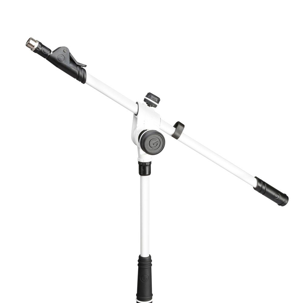 Gravity - MS 4322 W Microphone Stand with Folding Tripod Base White
