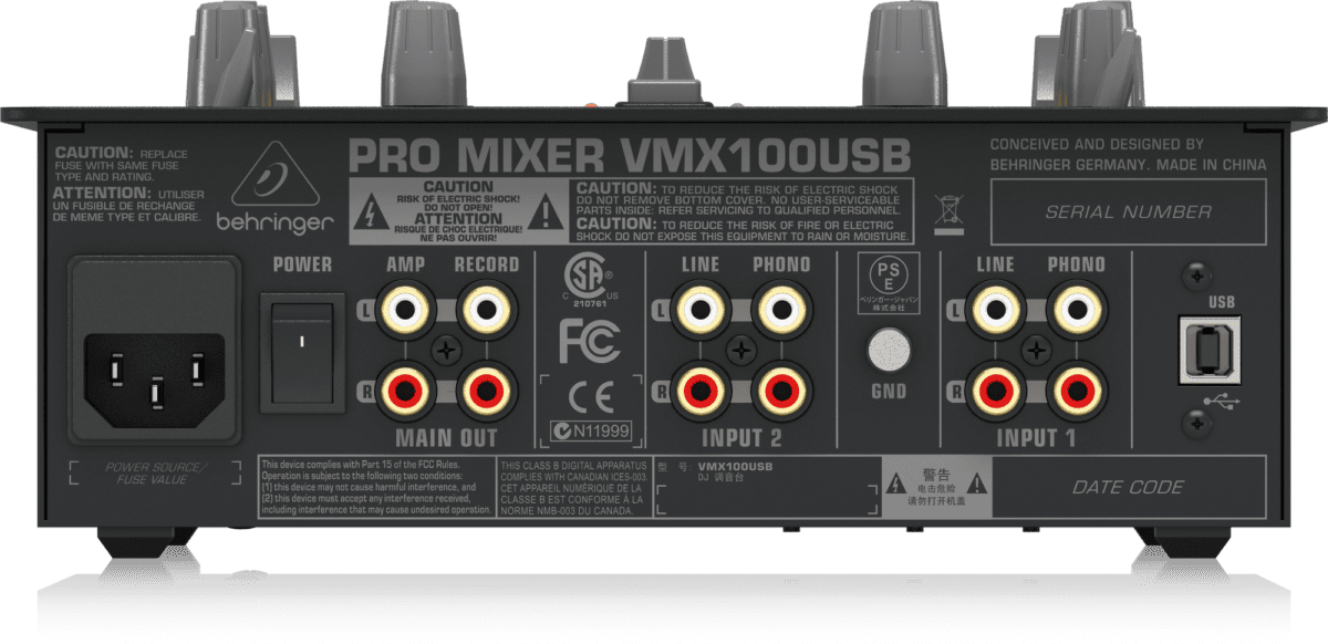 Behringer VMX100USB DJ Mixers