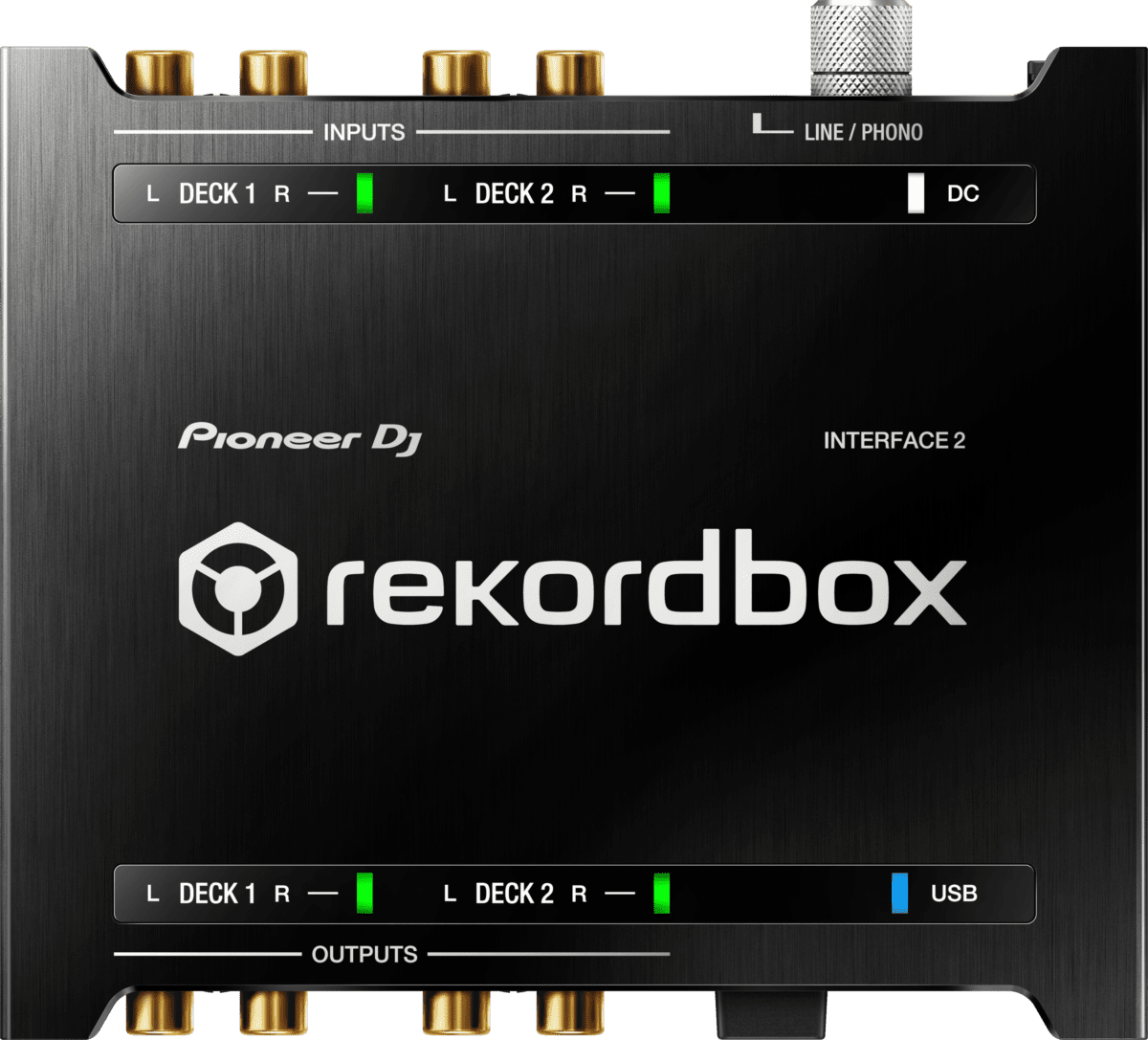Pioneer DJ INTERFACE 2 Audio Interface for rekordbox