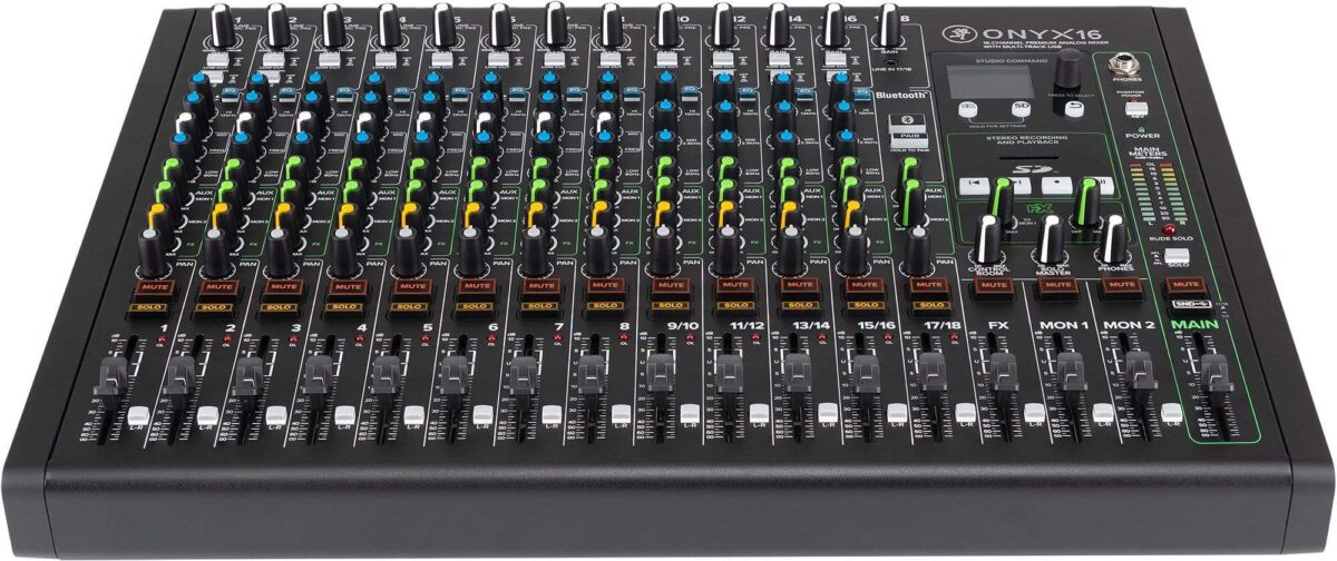 Mackie Onyx16 16-channel Analog Mixer with Multitrack USB