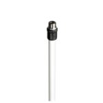 Gravity MS23W Microphone Stand with Round Base, White
