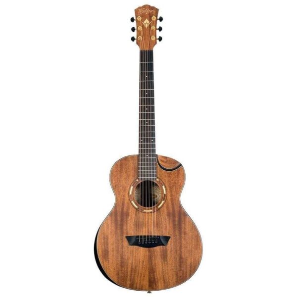 Washburn WCGM12K G-MINI Koa Acoustic Guitar - Natural
