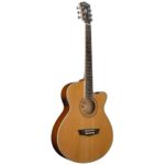 Washburn WMJ11SCE Mini Jumbo Semi-Acoustic Guitar - Natural (Display Piece)