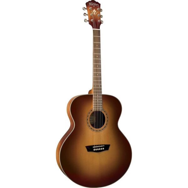 Washburn WMJ7S Mini Jumbo Semi-Acoustic Guitar