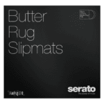 Serato "Butter Rug" Slipmat 12" - White logo on Black