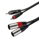 Roxtone - RACC190L3 - 2XLRM to 2RCA 3M