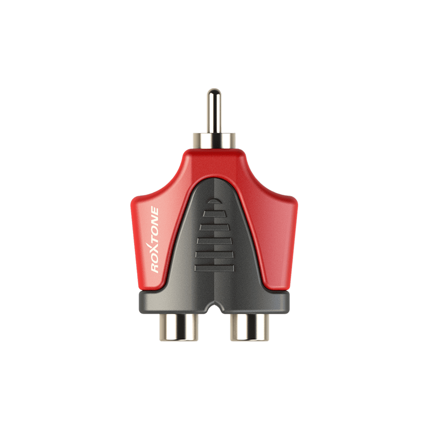 RoxTone - RPAN310 - 2RCA Female to RCA Male Adapter