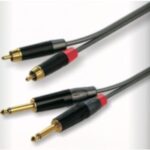 RoxTone - GPTC200L3 - 2RCA to 2JK 3M Gold