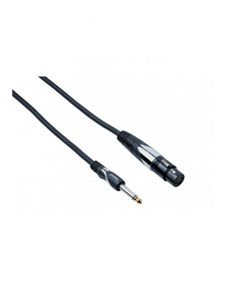 Microphone cable - Ø 6,3 mm jack - cannon female