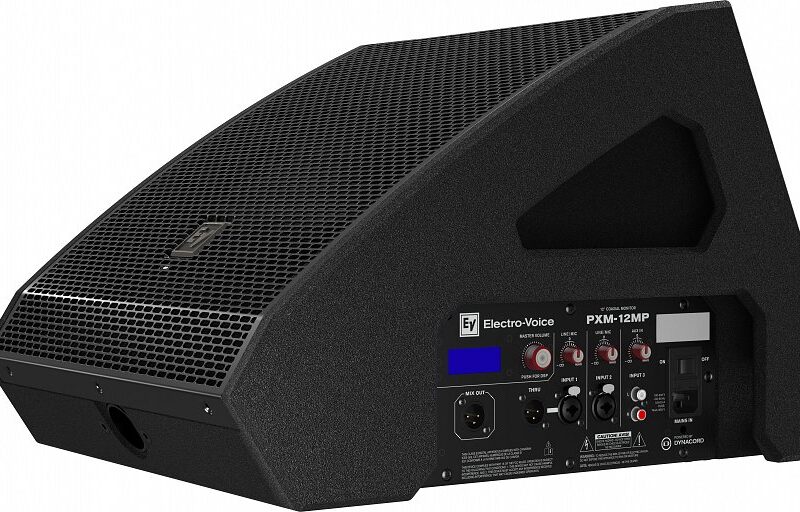 Electro-Voice PXM-12MP-EU 12" Powered Coaxial Monitor, Black