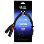H-Ban MXX-M1-010 3.5mm - 2xXLRM 1M XLR Cables