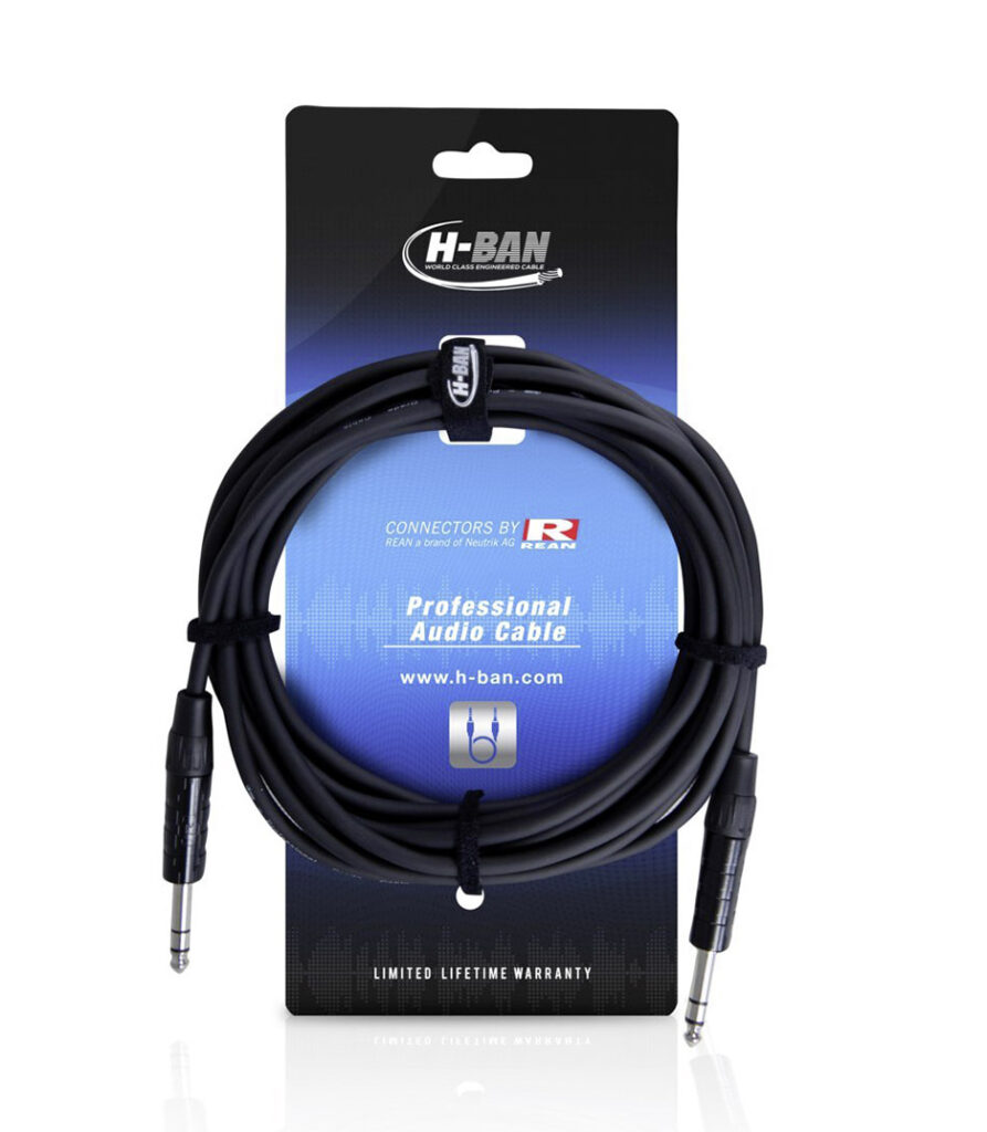 H-Ban QQ3-M0-050 1/4 5M Balanced Cable