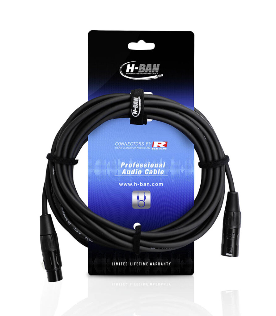 H-Ban XX3-M0-075 XLRF-XLRM 7.5M Microphone Cable