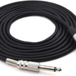 xlr male to jack mono 3m cables
