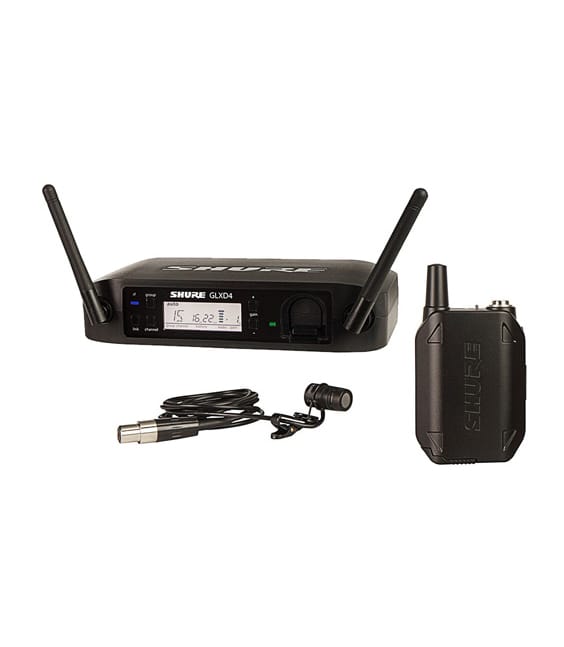 Shure GLXD14UK/85-Z2 Digital Wireless Cardioid Lavalier Microphone System