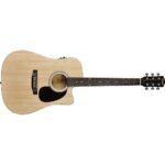Fender SA-105CE Dreadnought Electric Guitar Natural - 0930307021