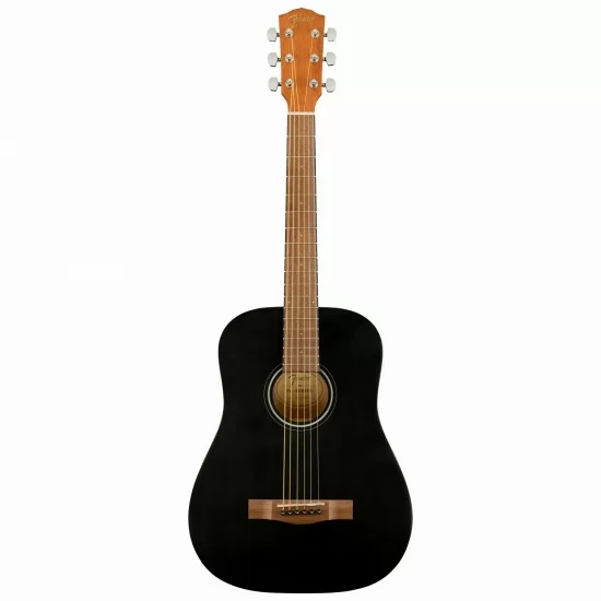 Fender FA-15 3/4 Scale Steel Acoustic Guitar - Black