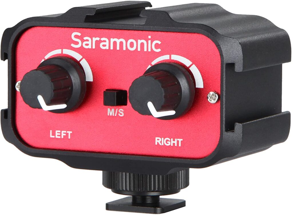 Saramonic SR-AX100 Passive 2-Channel Audio Adapter for DSLR Cameras