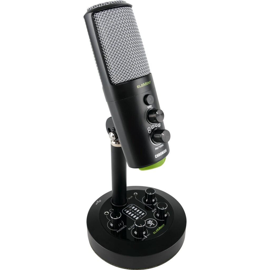 Mackie EleMent Series Chromium Premium USB Condenser Microphone