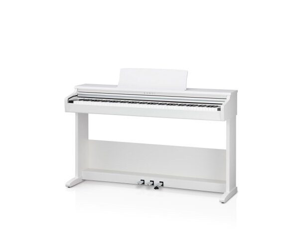 Kawai KDP75W ID Upright Digital Piano With Bench - Embossed White