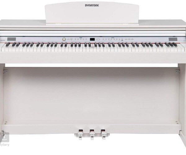 Dynatone SLP-150 Upright Digital Piano With Bench - White