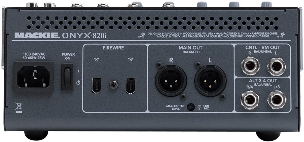 Mackie Onyx 820i Firewire Audio Mixer