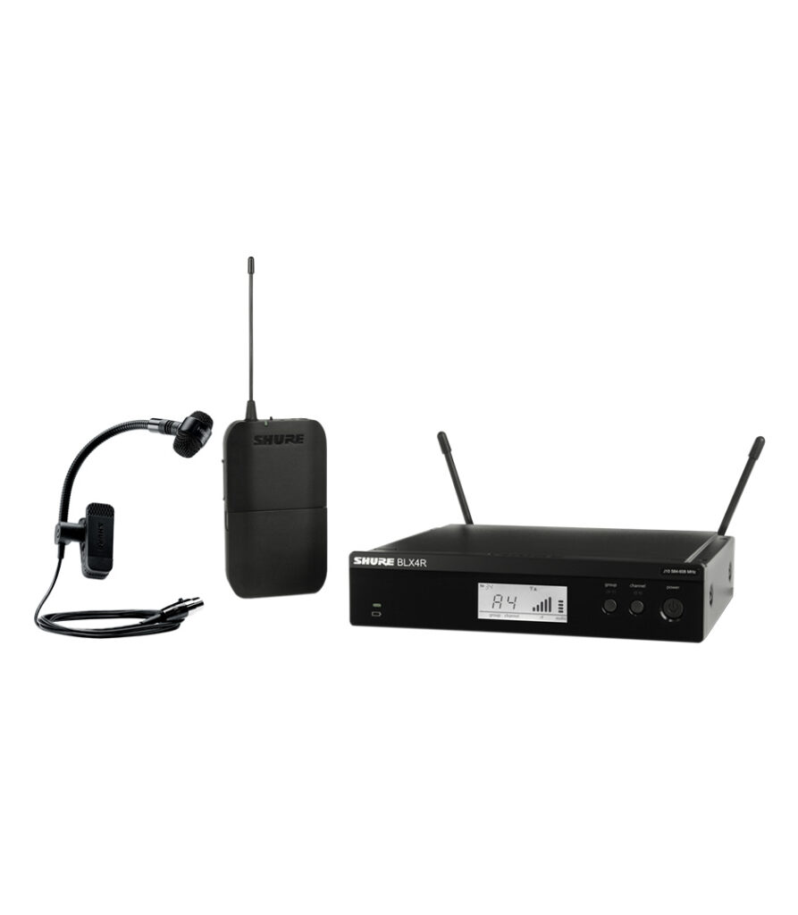Shure BLX14UK/P98HX-K14 Wireless instrument micrphone system w/PGA98H