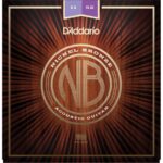 D'addario Nickel Bronze Acoustic Guitar Strings - Light 11-52