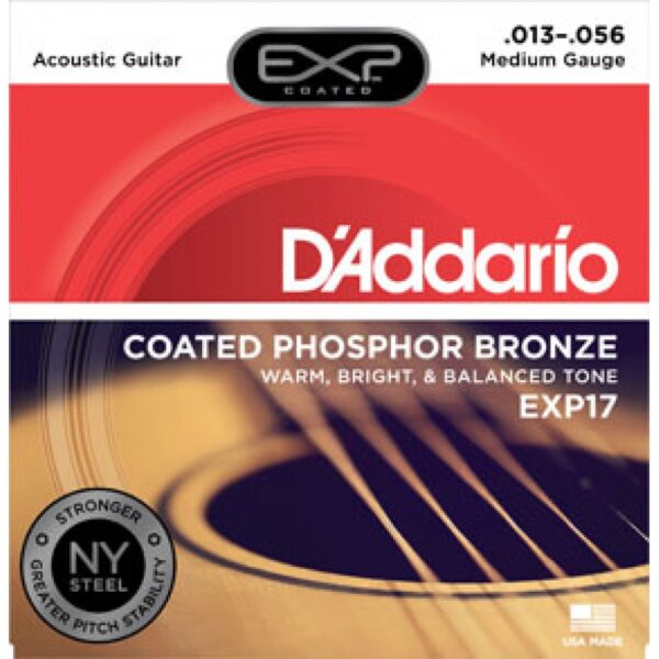 D'addario Acoustic Guitar String EXP17 Coated Phosphor Wound Bronze
