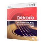 D'addario Acoustic Guitar 12 String Phosphor Bronze Meduim