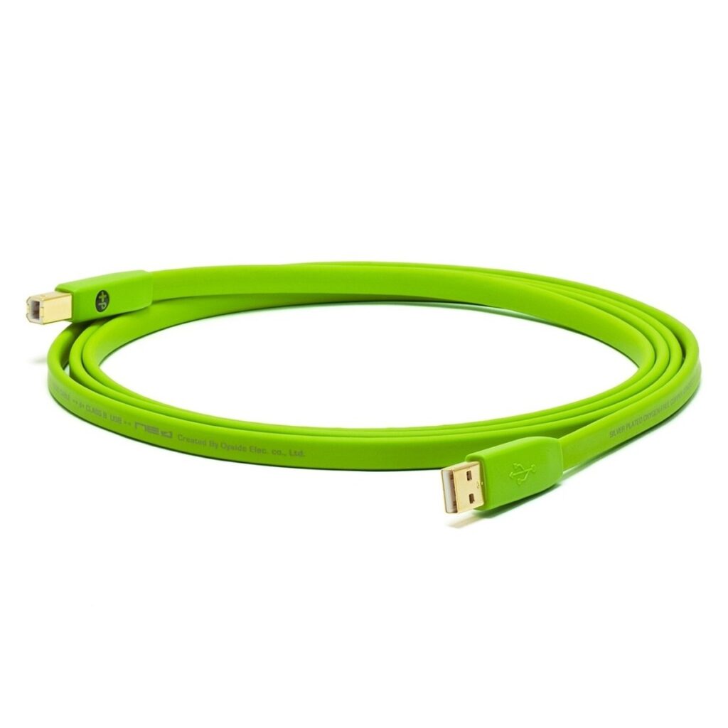 Neo Oyaide d+ USB Class B, 5 Metre, Green
