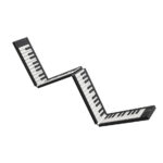 Blackstar Carry On 88 key Folding Piano and Midi Controller Black