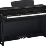 Yamaha Clavinova CLP-745B Digital Upright Piano - Black Finish
