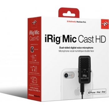 IK Multimediac iRig Mic Cast HD Dual-sided Digital Voice Microphone