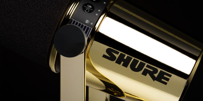 Shure MV7-GOLD USB/XLR Microphone