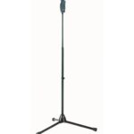 K&M One-Hand Straight Microphone Stand With Tripod Base