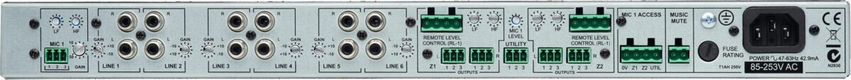Cloud Audio CX163 - 2 Zone + Utility Zone Mixer