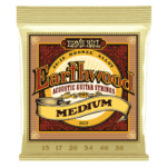 Ernie Ball P02002 Earthwood Medium 80/20 Bronze Acoustic Guitar Strings - 13-56 Gauge