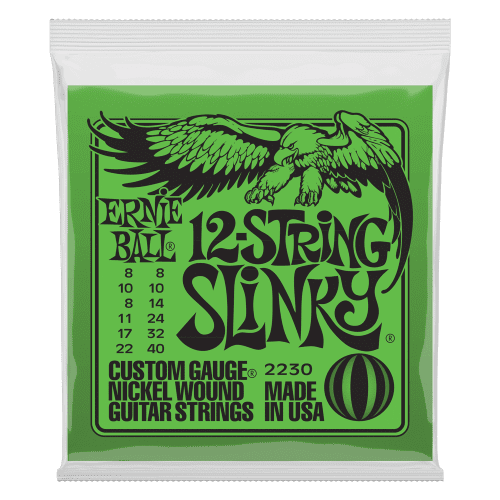 Ernie Ball Nickel Wound Electric Guitar Strings are made from nickel plated steel wire wrapped around tin plated hex shaped steel core wire. The plain strings are made of specially tempered tin plated high carbon steel producing a well balanced tone for your guitar. Gauges .008 .008, .010 .010, .014 .008, .024w .011, .032 .017, .040 .022w