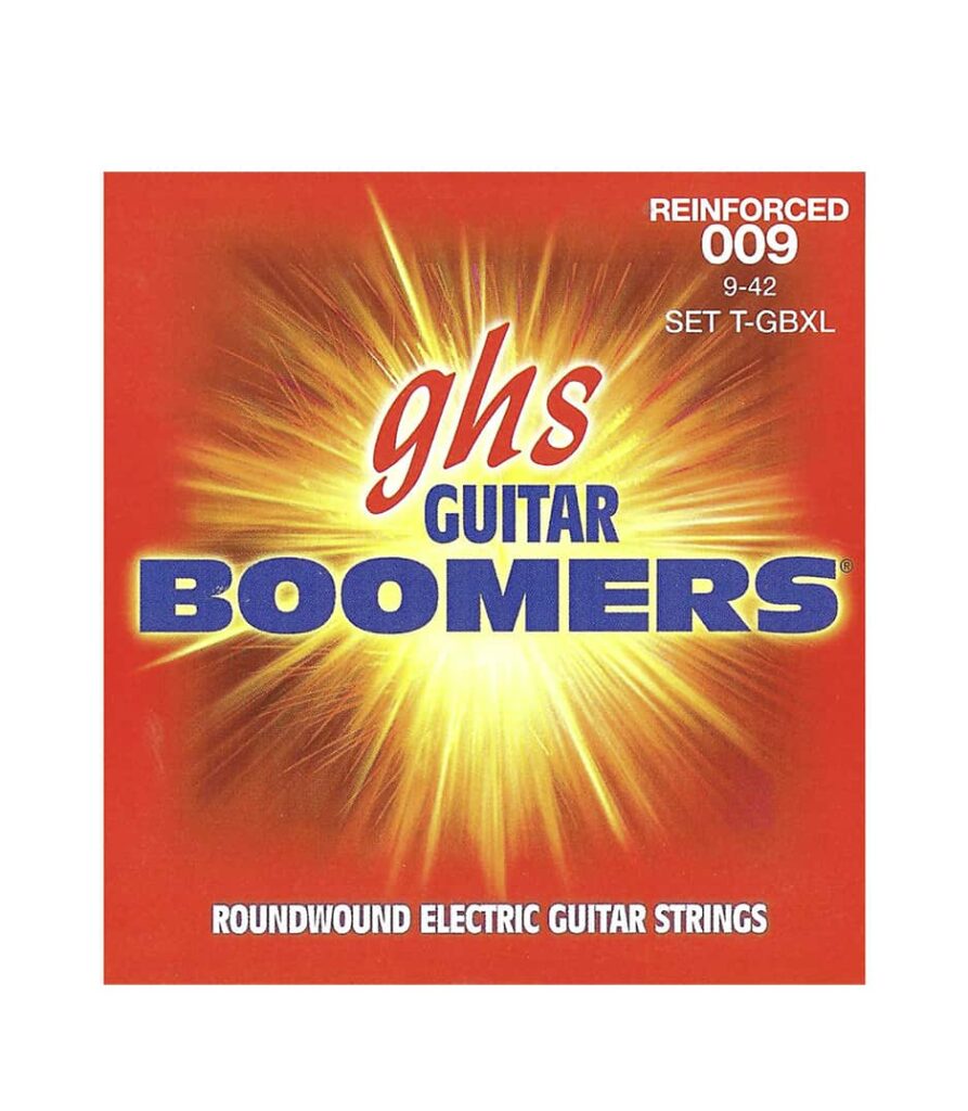 GHS T-GBXL Electric Guitar String Reinforced Boomers- Extra Light