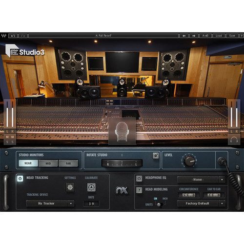 Waves Abbey Road Studio 3 with Nx Head Tracker - Referencing Plug-In with Matching Hardware