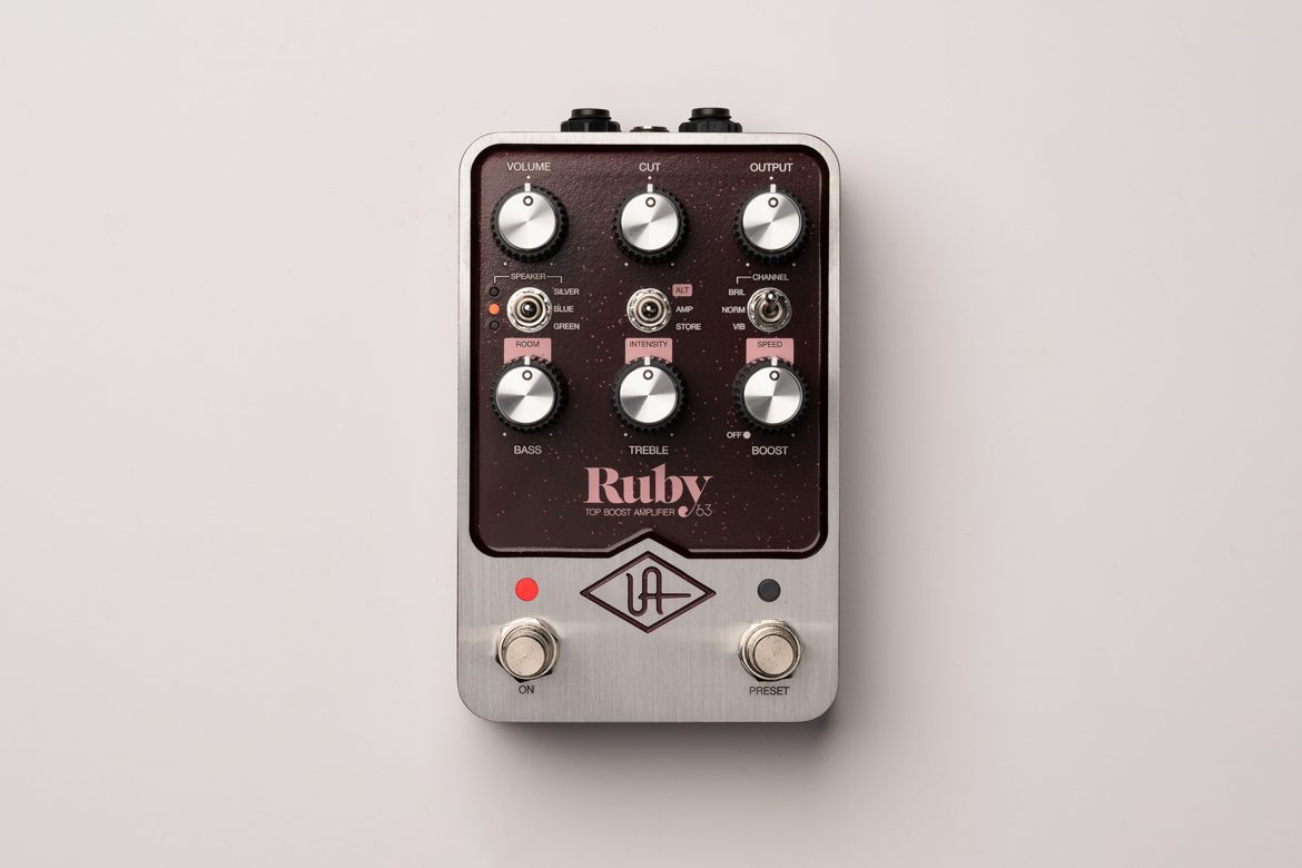 Universal Audio UAFX Ruby '63 Top Boost Amplifier Pedal