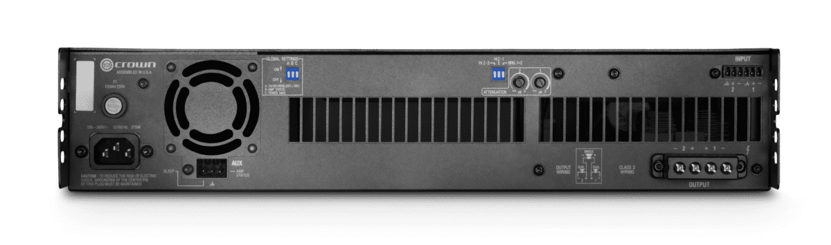 Crown DCi 2|300 Two-channel, 300W @ 4Ω Analog Power Amplifier, 70V/100V