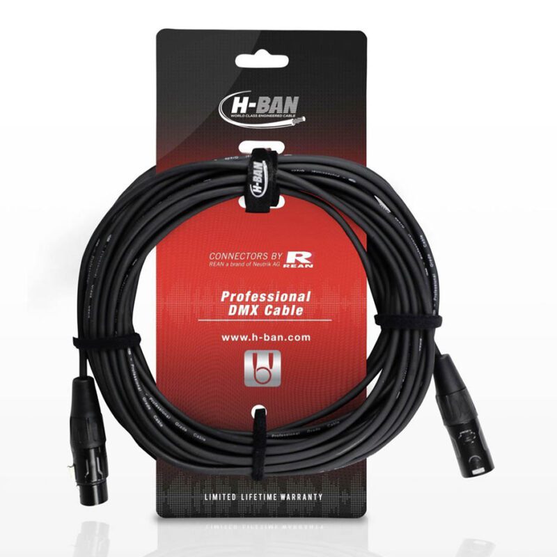 H-BAN XX3-D0-150 Lighting DMX Cable 3Pin 15 Meters