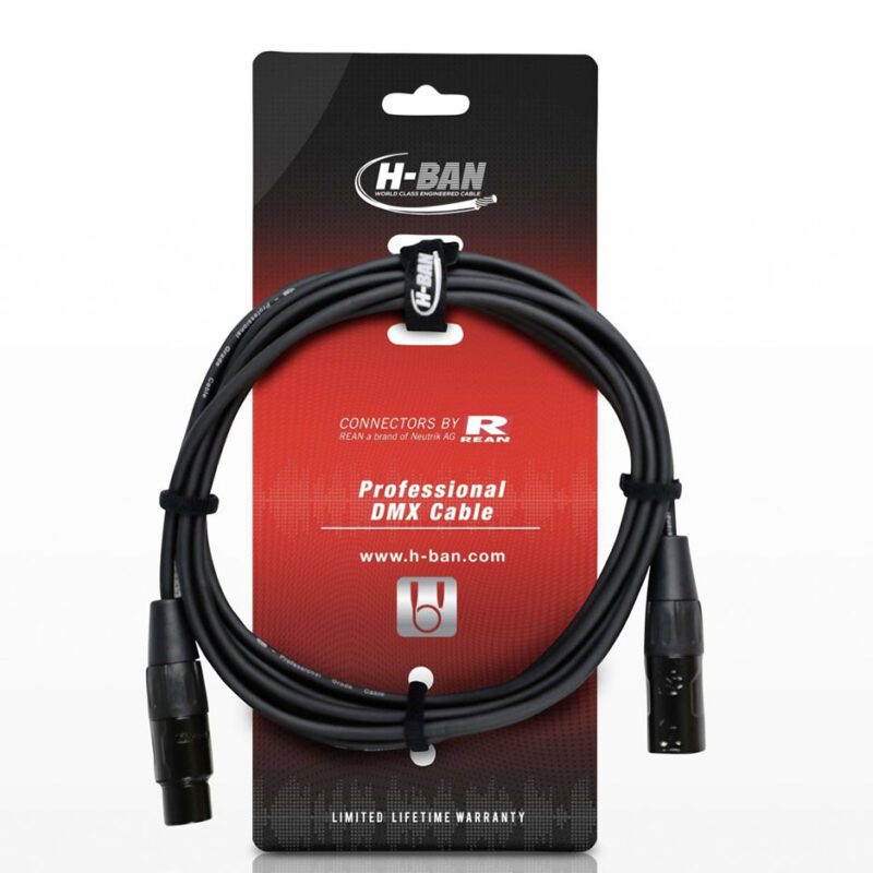 H-BAN XX3-D0-030 Lighting DMX Cable 3Pin 3 Meters