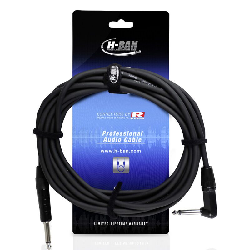 H-Ban QQR-I0-050 Guitar Cable 1/4"m - 1/4"mRA 5M