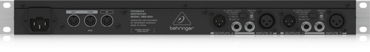 Behringer FBQ1000 Feedback Destroyer