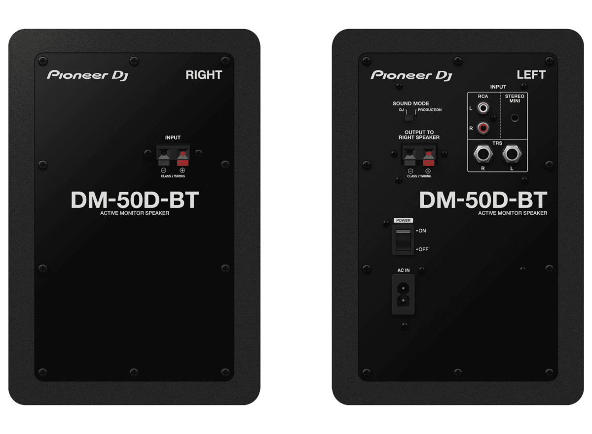 Pioneer DJ DM-50D-BT Active 5″ Desktop Monitor/DJ Speakers