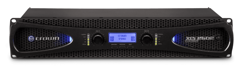 Crown XLS 2502 Two-channel, 775W @ 4Ω Power Amplifier